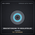 Genuine Mobis BRACKET-ENGINE TO INSULATOR,RH 218766A000 for 5-Ton Truck 1997 HNS Parts Korea