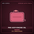 Genuine Mobis PAN ASSY-ENGINE OIL 0K86310400A for Ceres 1996 HNS Parts Korea