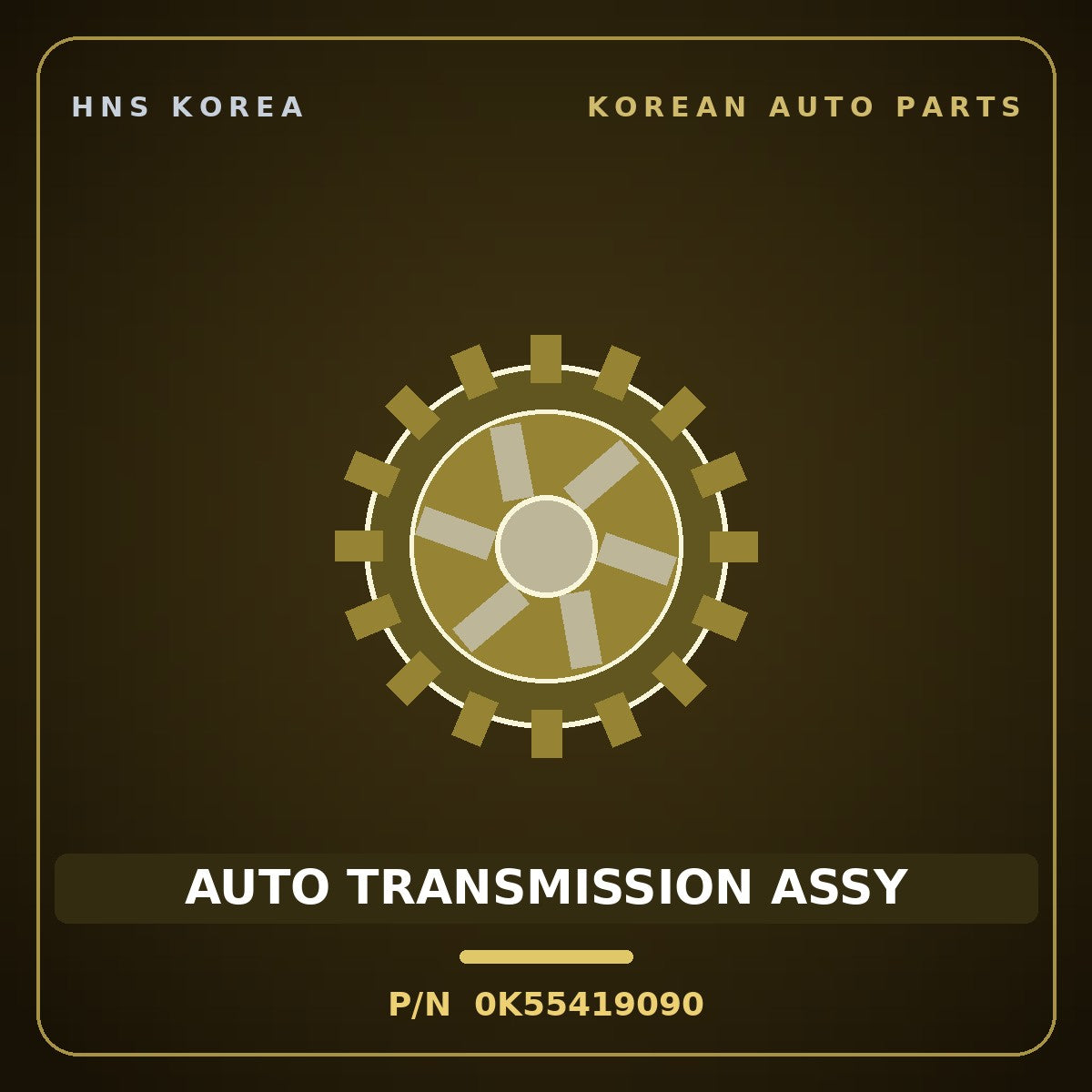 Genuine Mobis AUTO TRANSMISSION ASSY 0K55419090 for Carnival 1998 HNS Parts Korea