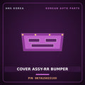 Genuine Mobis COVER ASSY-RR BUMPER 0K7A150221XX for Bongo 1996 HNS Parts Korea