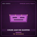 Genuine Mobis COVER ASSY-RR BUMPER 0K7A250221 for Bongo 1996 HNS Parts Korea