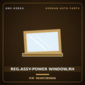Genuine Mobis REG.ASSY-POWER WINDOW,RH 0K40C58560A for Trade 1995 HNS Parts Korea