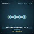 Genuine Mobis BEARING-CAMSHAFT NO.2 2118384000 for 11-Ton Truck 1998 HNS Parts Korea