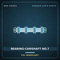 Genuine Mobis BEARING-CAMSHAFT NO.7 0K85012457 for Global 900 1995 HNS Parts Korea