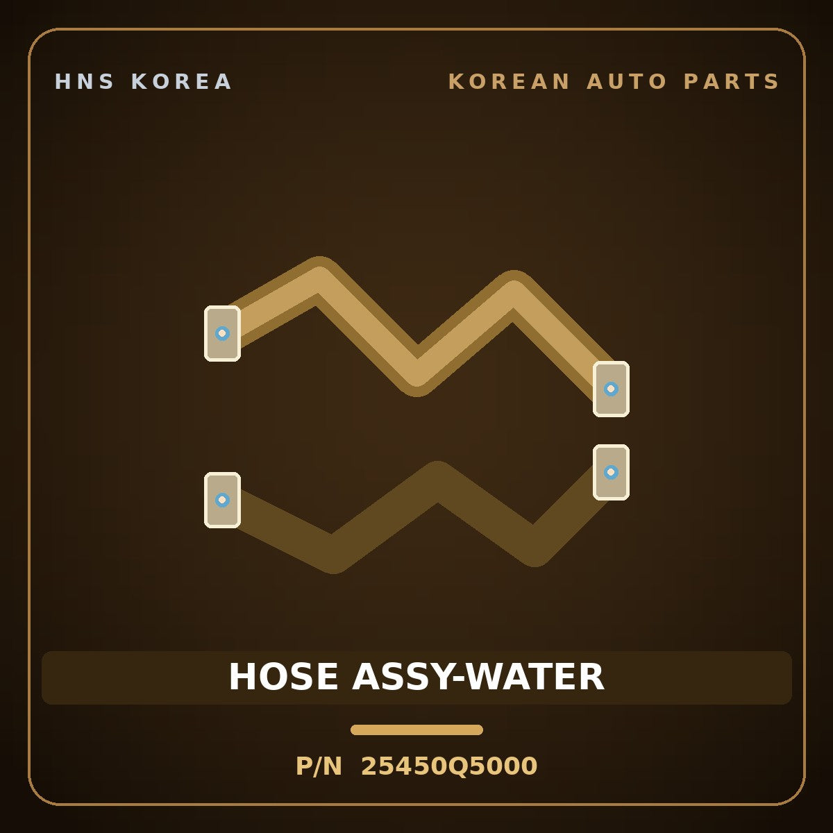 Genuine Mobis HOSE ASSY-WATER 25450Q5000 for Seltos 2019 HNS Parts Korea