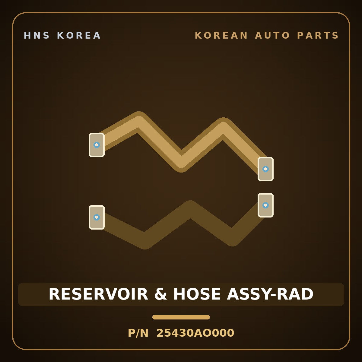 Genuine Mobis RESERVOIR & HOSE ASSY-RAD 25430AO000 for Niro 2022 HNS Parts Korea