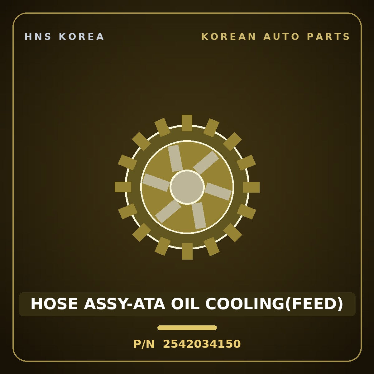 Genuine Mobis HOSE ASSY-ATA OIL COOLING(FEED) 2542034150 for Sonata 1995 HNS Parts Korea