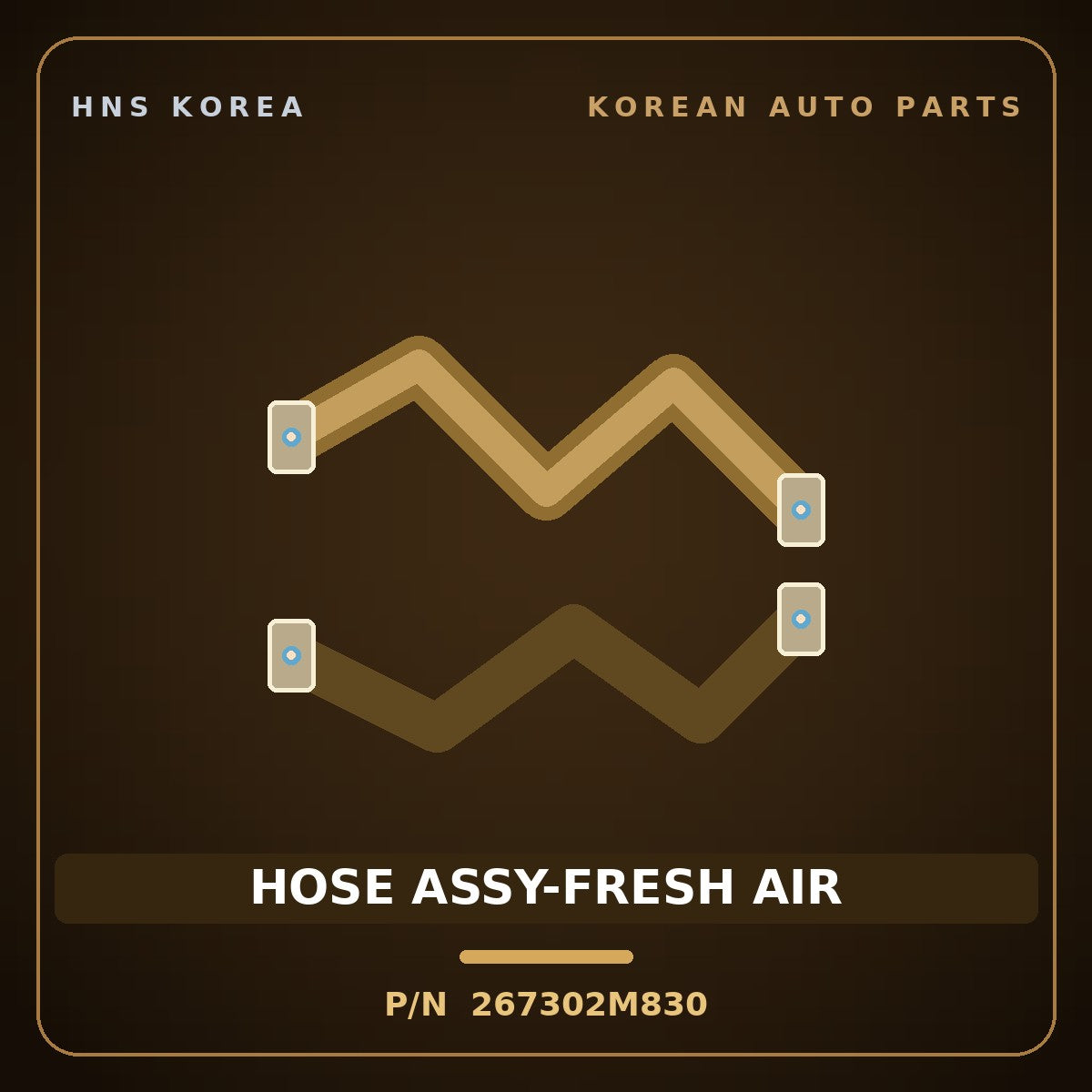 Genuine Mobis HOSE ASSY-FRESH AIR 267302M830 for Sportage 2021 HNS Parts Korea