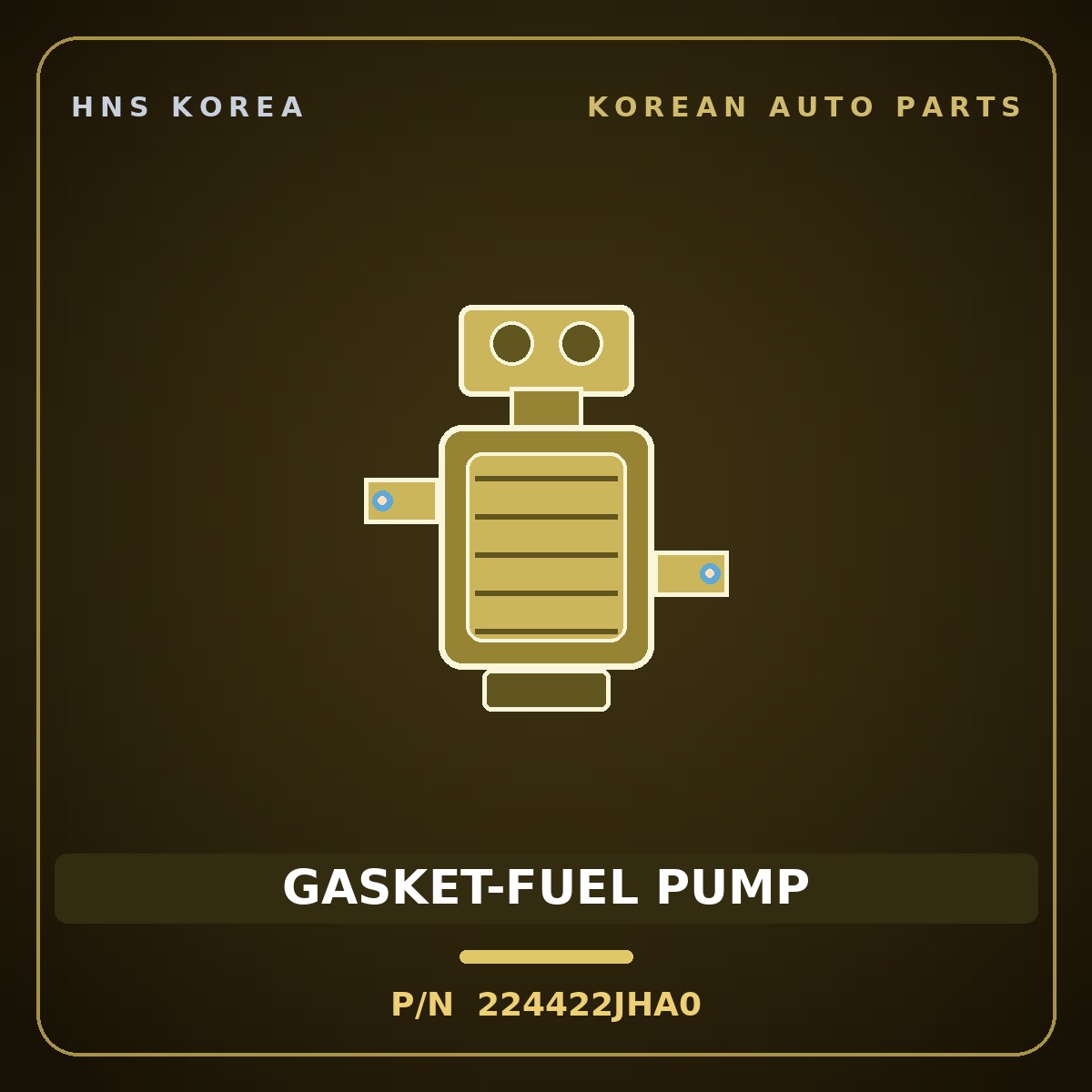 Genuine Mobis GASKET-FUEL PUMP 224422JHA0 for K5 2020 HNS Parts Korea
