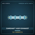 Genuine Mobis CAMSHAFT ASSY-EXHAUST 2420023770 for Carens 1999 HNS Parts Korea