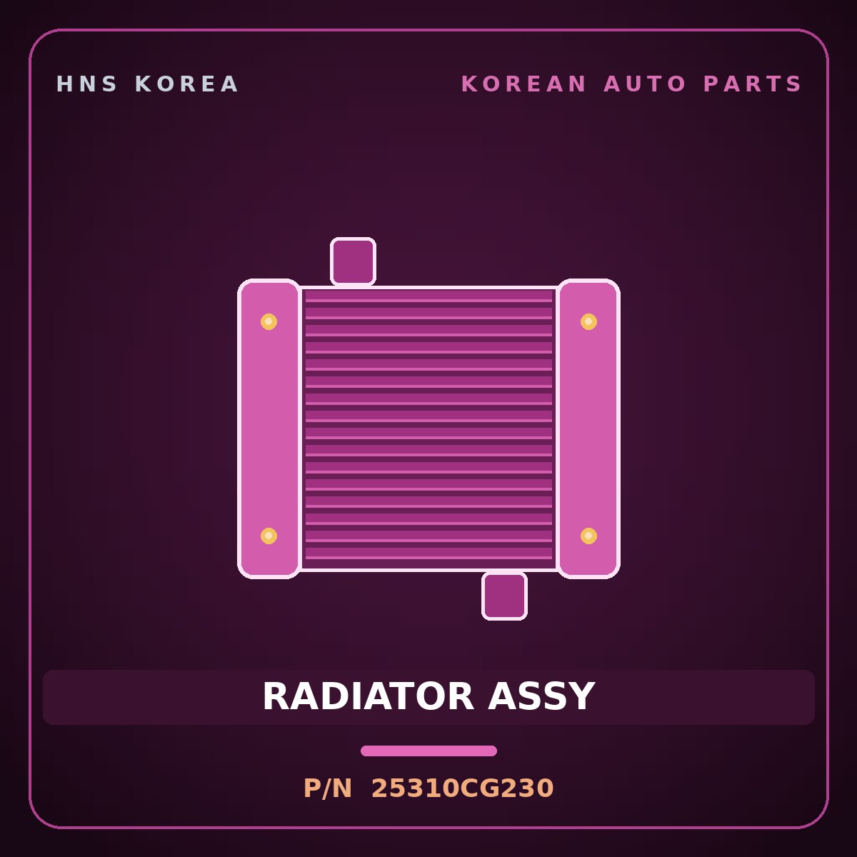 Genuine Mobis RADIATOR ASSY 25310CG230 for Staria 2021 HNS Parts Korea