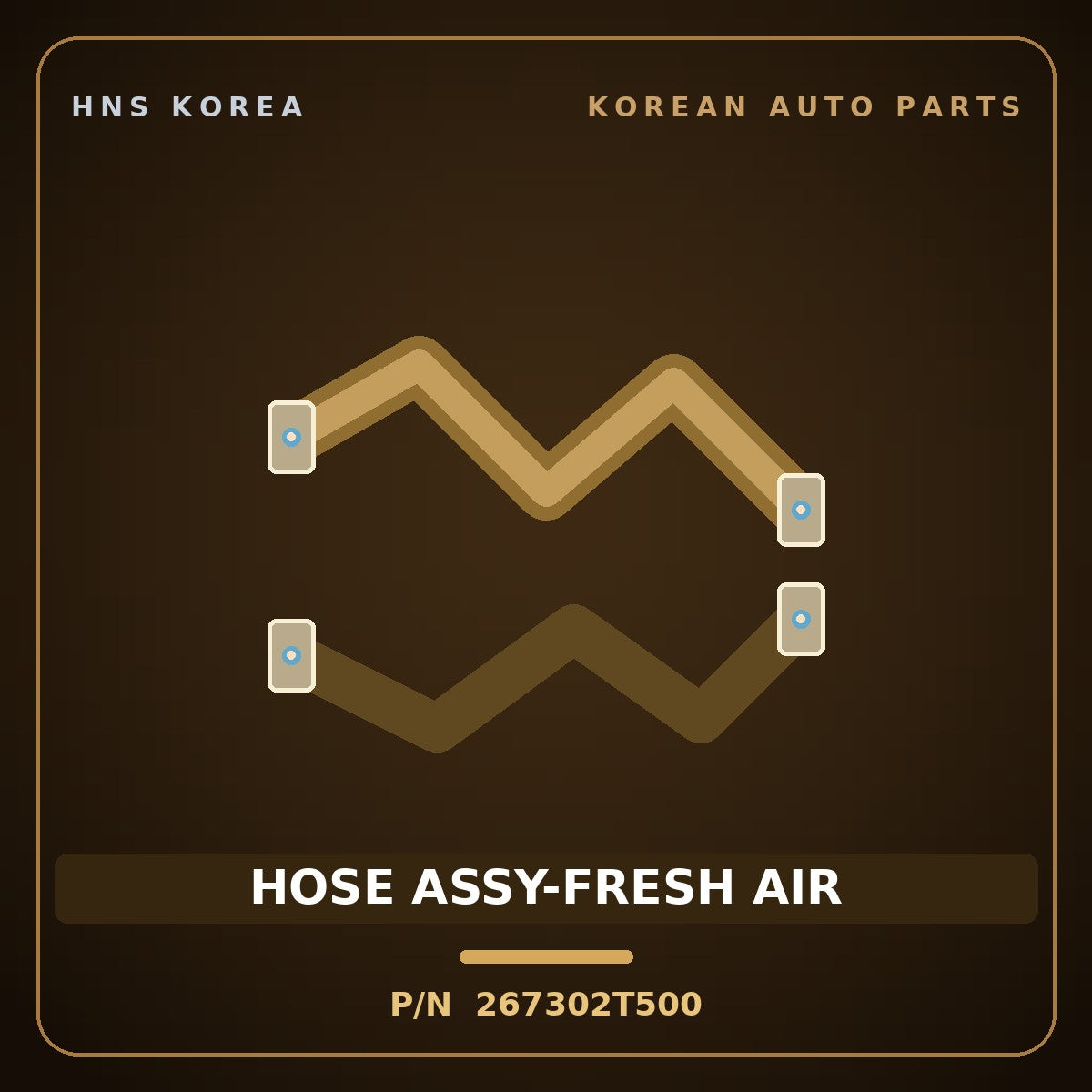 Genuine Mobis HOSE ASSY-FRESH AIR 267302T500 for Bongo 2020 HNS Parts Korea
