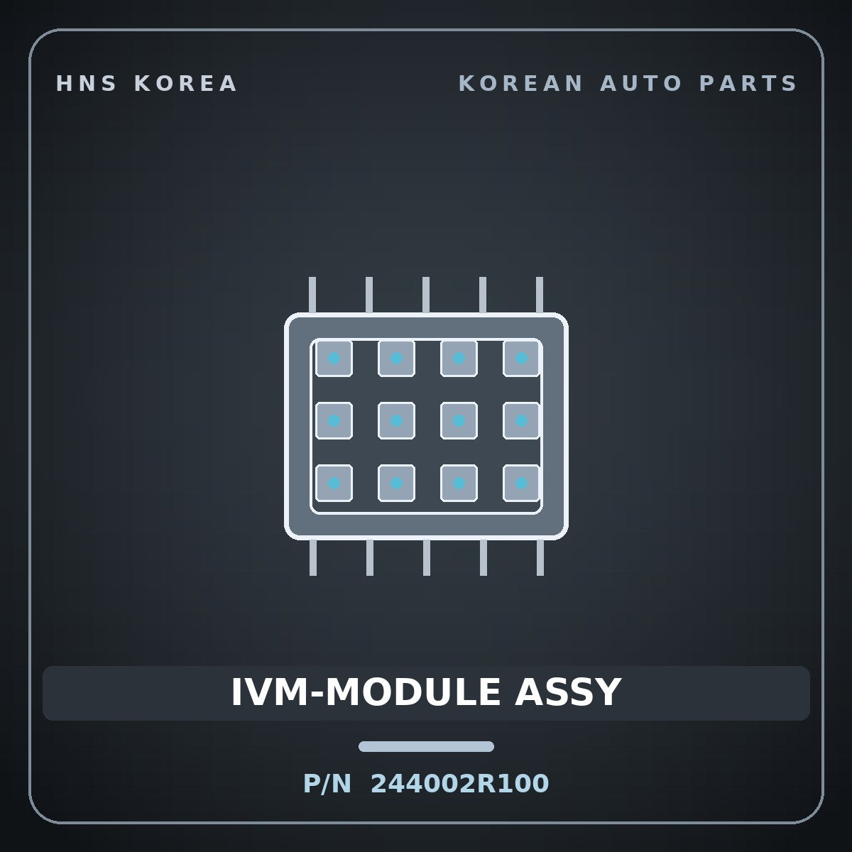 Genuine Mobis IVM-MODULE ASSY 244002R100 for Carnival 2020 HNS Parts Korea