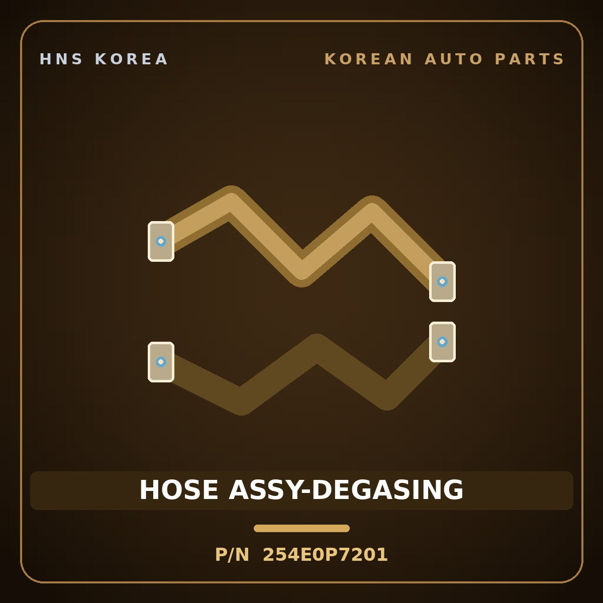 Genuine Mobis HOSE ASSY-DEGASING 254E0P7201 for Santa Fe 2024 HNS Parts Korea
