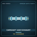 Genuine Mobis CAMSHAFT ASSY-EXHAUST 242002B030 for Accent 2006 HNS Parts Korea