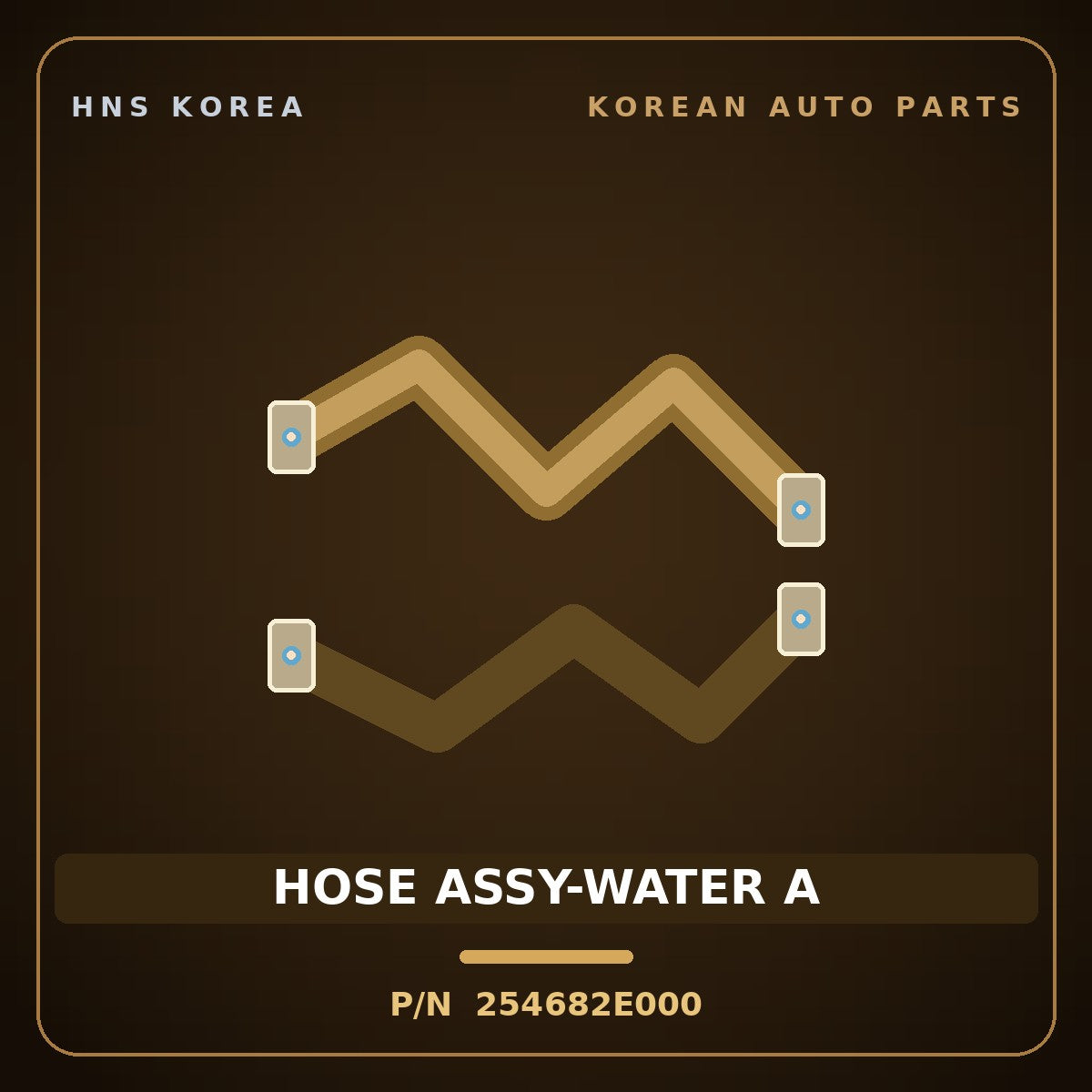 Genuine Mobis HOSE ASSY-WATER A 254682E000 for i40 2014 HNS Parts Korea