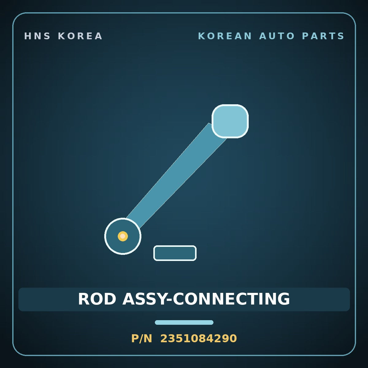 Genuine Mobis ROD ASSY-CONNECTING 2351084290 for Express 2008 HNS Parts Korea
