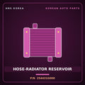 Genuine Mobis HOSE-RADIATOR RESERVOIR 254431G000 for Pride 2005 HNS Parts Korea