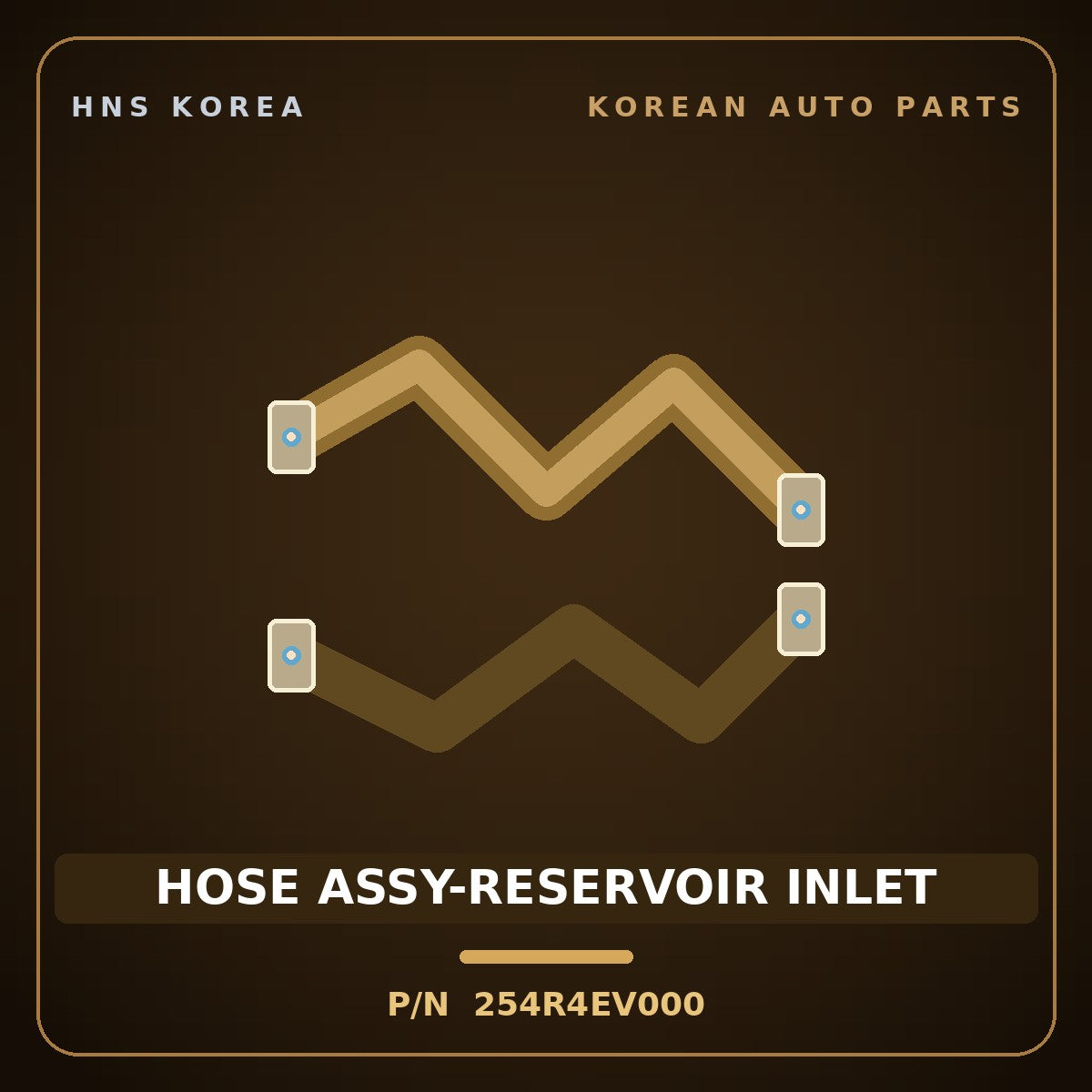 Genuine Mobis HOSE ASSY-RESERVOIR INLET 254R4EV000 for EV3 2024 HNS Parts Korea