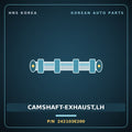 Genuine Mobis CAMSHAFT-EXHAUST,LH 242103E200 for Carnival 2005 HNS Parts Korea