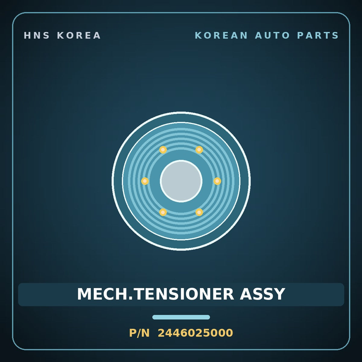 Genuine Mobis MECH.TENSIONER ASSY 2446025000 for Carens 2004 HNS Parts Korea