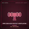 Genuine Mobis PIPE SUB ASSY-OUTLET VENTILATOR 267514X801 for Carnival 1998 HNS Parts Korea