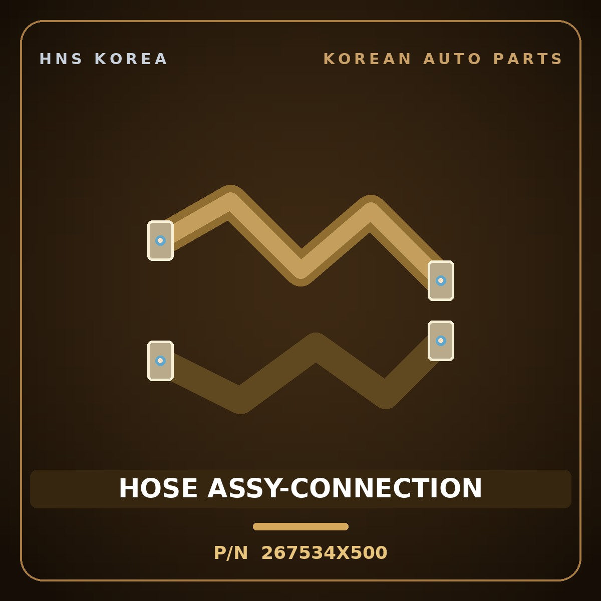 Genuine Mobis HOSE ASSY-CONNECTION 267534X500 for Bongo 2004 HNS Parts Korea