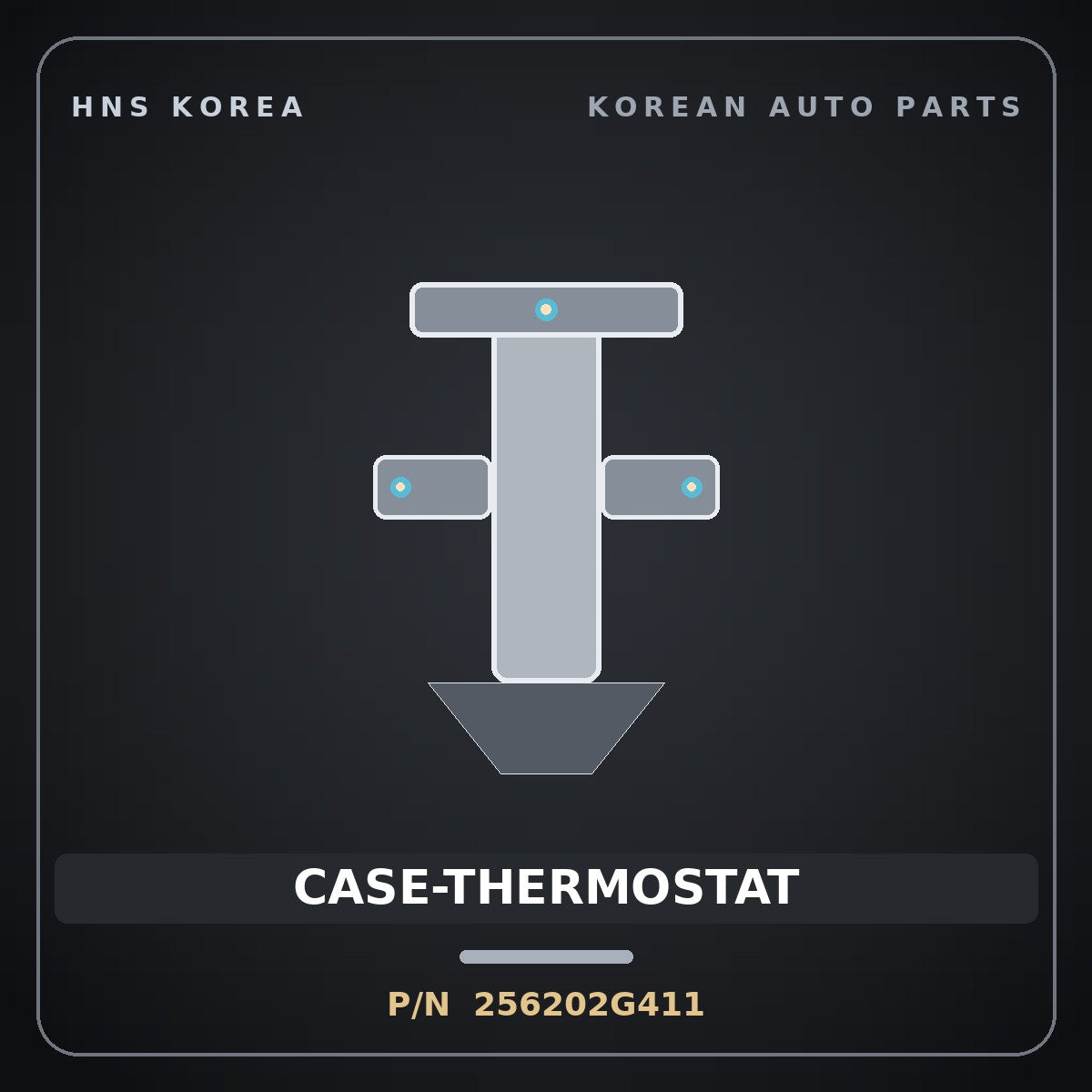 Genuine Mobis CASE-THERMOSTAT 256202G411 for Grandeur 2005 HNS Parts Korea