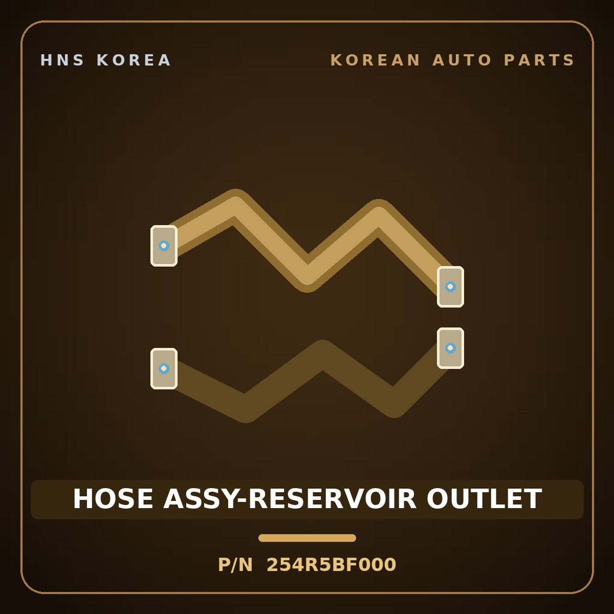 Genuine Mobis HOSE ASSY-RESERVOIR OUTLET 254R5BF000 for Kona 2024 HNS Parts Korea