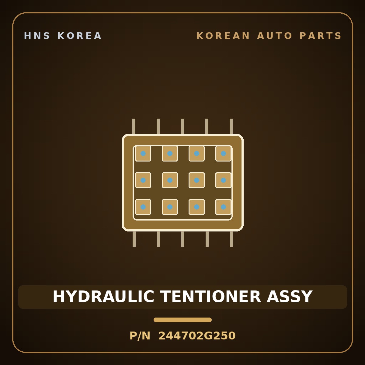 Genuine Mobis HYDRAULIC TENTIONER ASSY 244702G250 for Sportage 2010 HNS Parts Korea