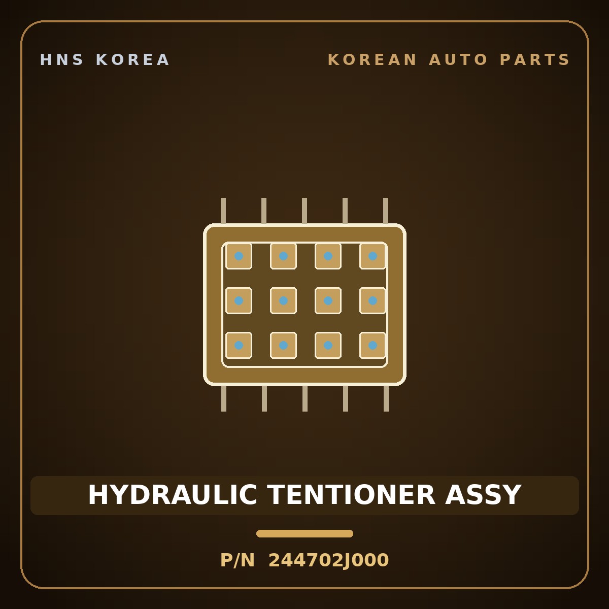 Genuine Mobis HYDRAULIC TENTIONER ASSY 244702J000 for Elantra 2019 HNS Parts Korea