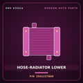 Genuine Mobis HOSE-RADIATOR LOWER 2541237800 for Dynasty 1992 HNS Parts Korea