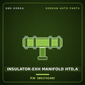 Genuine Mobis INSULATOR-EXH MANIFOLD HTD,A 2851741402 for Mighty 1998 HNS Parts Korea