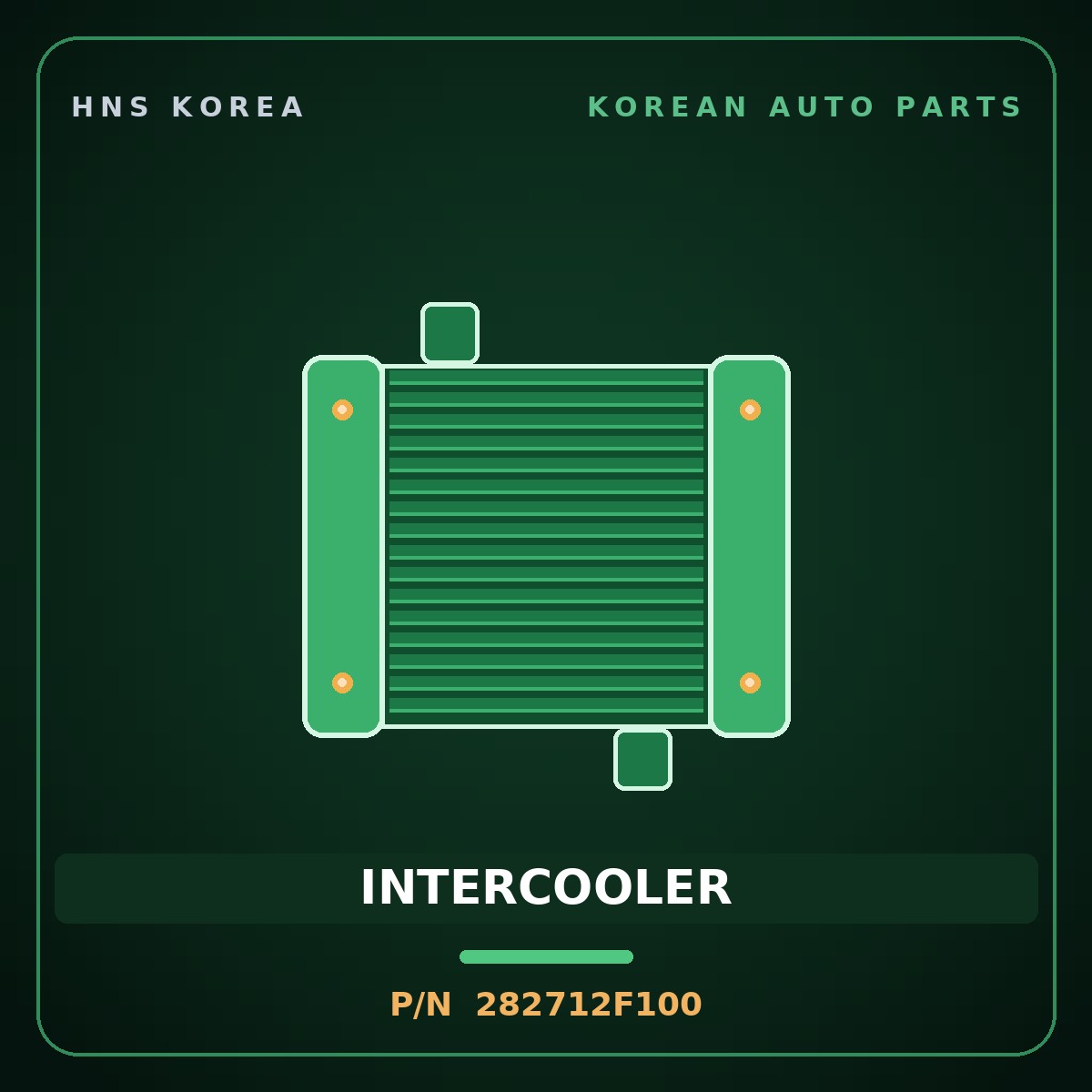 Genuine Mobis INTERCOOLER 282712F100 for Carnival 2005 HNS Parts Korea