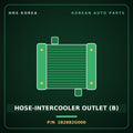 Genuine Mobis HOSE-INTERCOOLER OUTLET (B) 282882G000 for Sportage 2010 HNS Parts Korea
