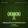 Genuine Mobis INSULATOR-EXH MANIFOLD HTD 2851841500 for County 1998 HNS Parts Korea