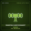 Genuine Mobis MANIFOLD ASSY-EXHAUST 2851023140 for Lavita 2001 HNS Parts Korea