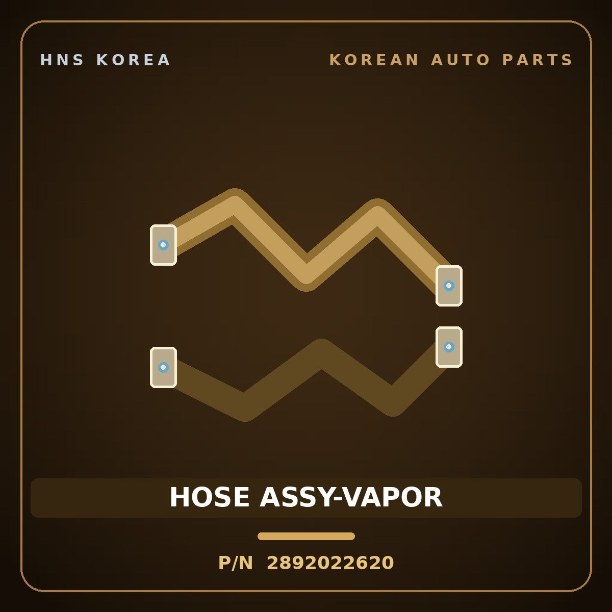 Genuine Mobis HOSE ASSY-VAPOR 2892022620 for Verna 2000 HNS Parts Korea