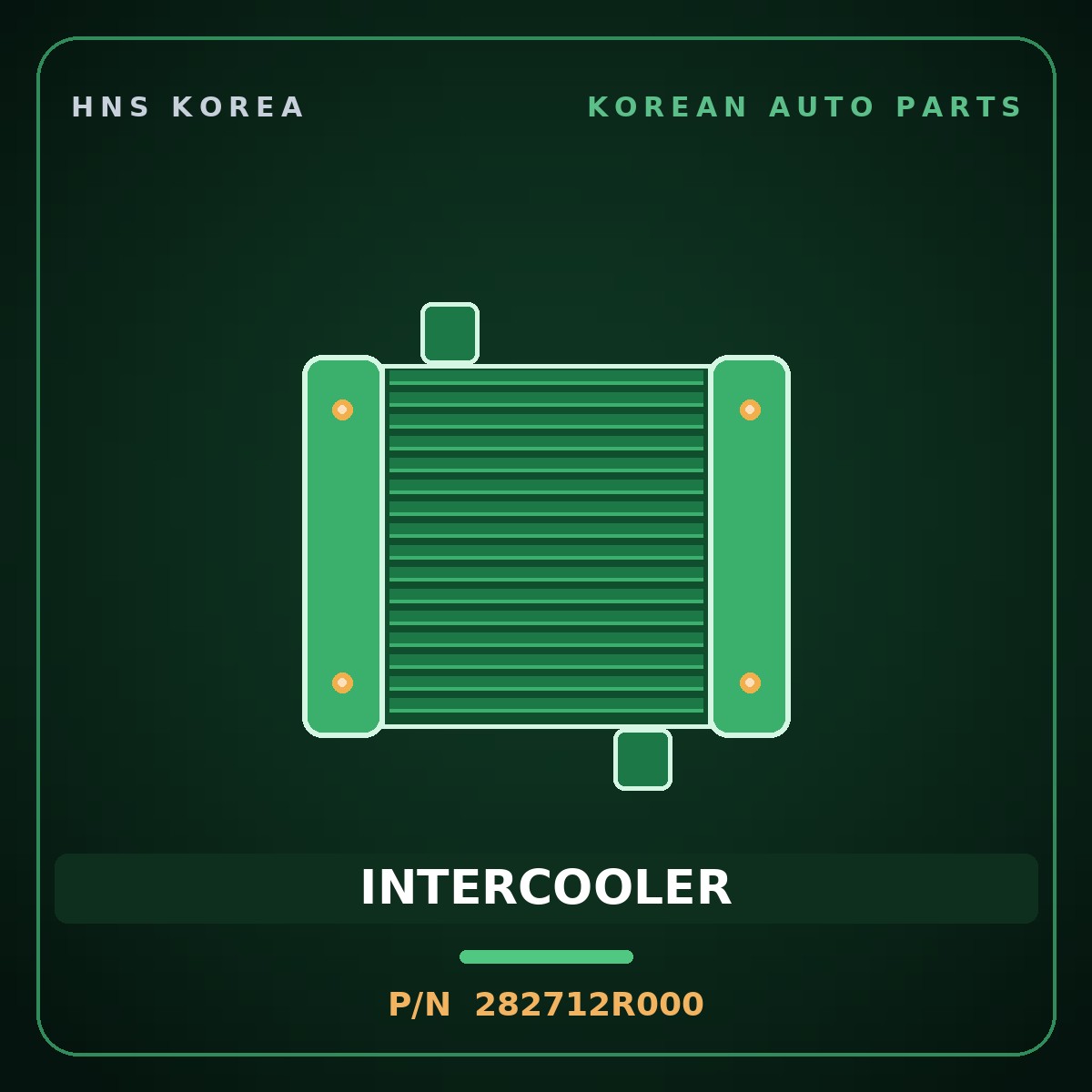 Genuine Mobis INTERCOOLER 282712R000 for Carnival 2020 HNS Parts Korea