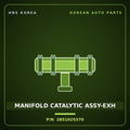 Genuine Mobis MANIFOLD CATALYTIC ASSY-EXH 2851025370 for Lotze 2004 HNS Parts Korea