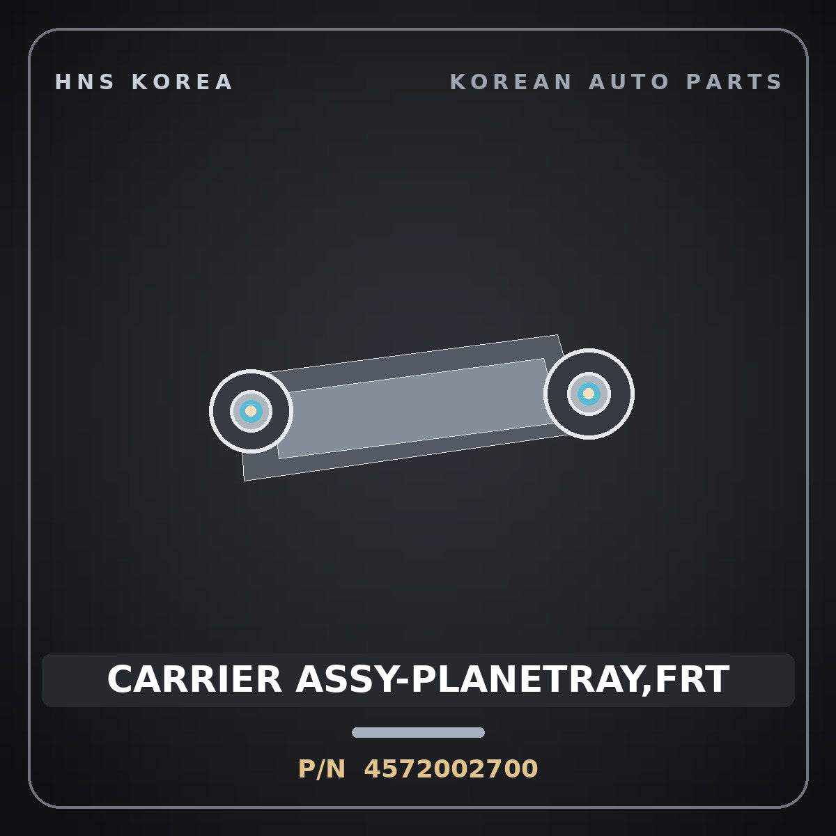 Genuine Mobis CARRIER ASSY-PLANETRAY,FRT 4572002700 for Atos 1998 HNS Parts Korea