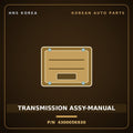Genuine Mobis TRANSMISSION ASSY-MANUAL 430005K630 for Mighty 2004 HNS Parts Korea