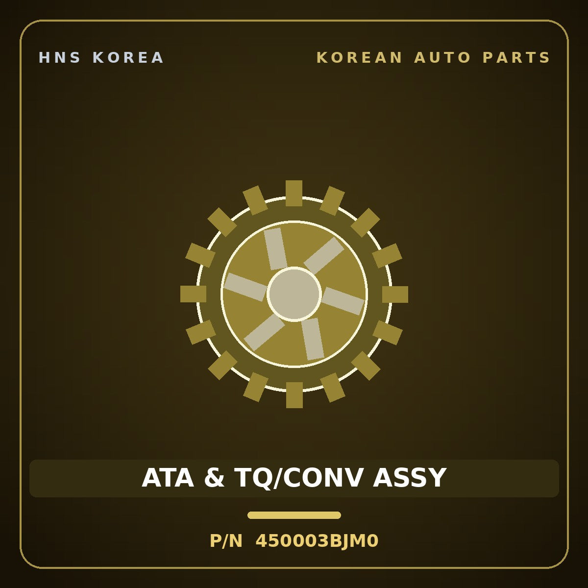 Genuine Mobis ATA & TQ/CONV ASSY 450003BJM0 for K5 2011 HNS Parts Korea