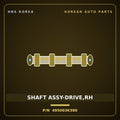 Genuine Mobis SHAFT ASSY-DRIVE,RH 495003K380 for Sonata 2008 HNS Parts Korea