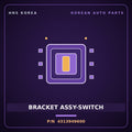 Genuine Mobis BRACKET ASSY-SWITCH 4313949600 for Grand Starex 2000 HNS Parts Korea