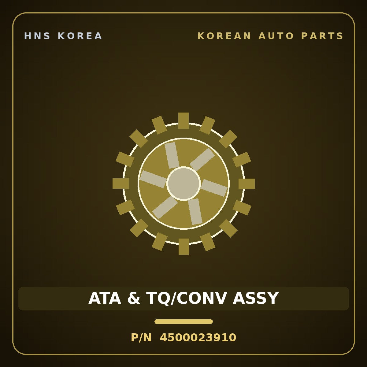 Genuine Mobis ATA & TQ/CONV ASSY 4500023910 for Sonata 2010 HNS Parts Korea