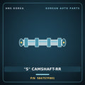 Genuine Mobis "S" CAMSHAFT-RR 584757F801 for 11-Ton Truck 2000 HNS Parts Korea