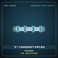 Genuine Mobis "S" CAMSHAFT-FRT,RH 582757F300 for 18-Ton Tractor 2000 HNS Parts Korea