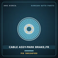 Genuine Mobis CABLE ASSY-PARK BRAKE,FR 599104F450 for Porter 2020 HNS Parts Korea