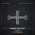 Genuine Mobis FRAME SUB ASSY 651008R650 for Granbird 2008 HNS Parts Korea